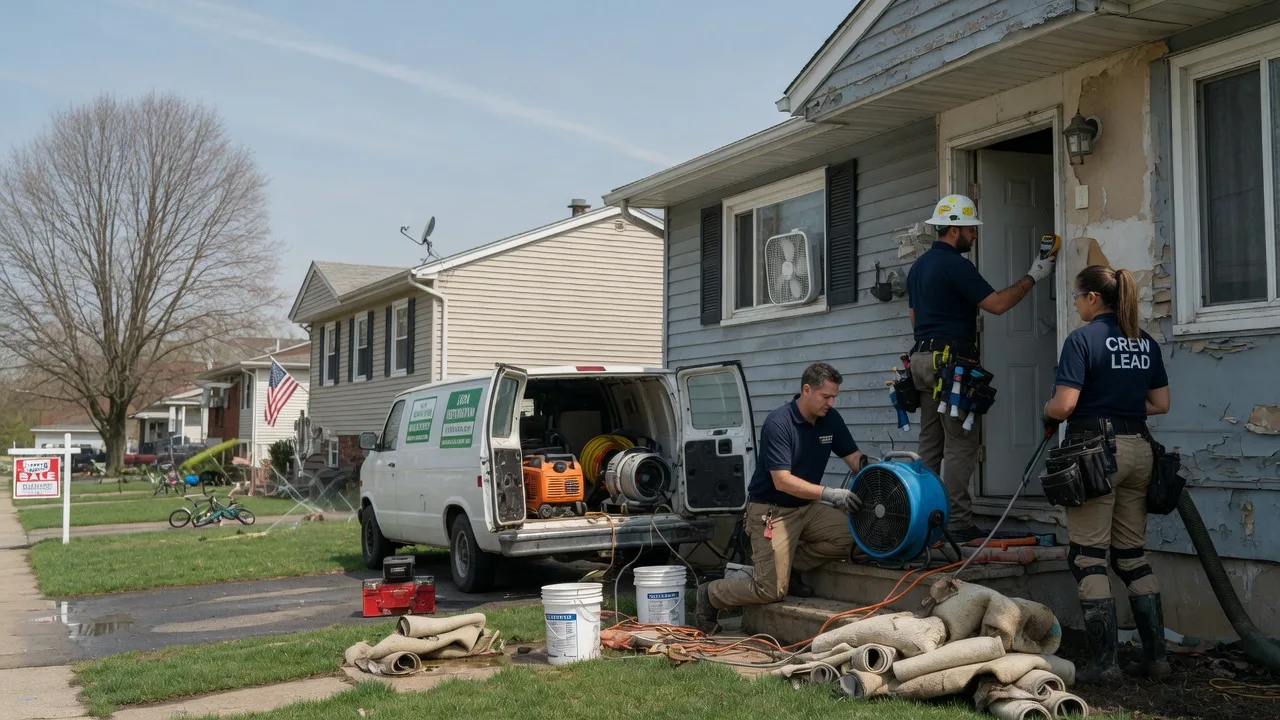 Flood Cleanup in Stanford, IL near me