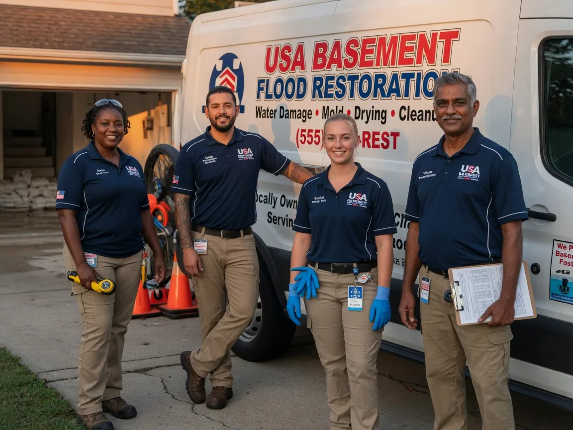 Basement Flood Cleanup company in Stanford, IL