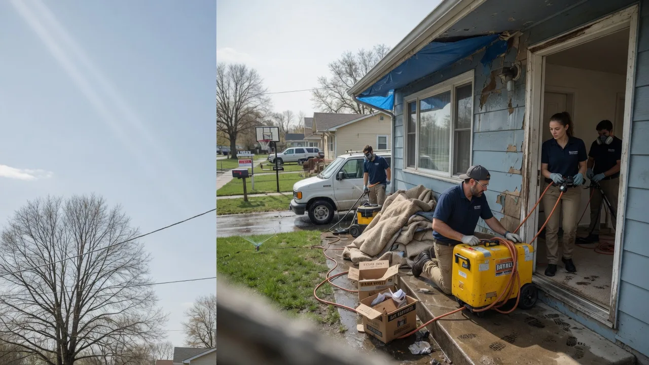 Basement Flood Cleanup in Stanford, IL near me